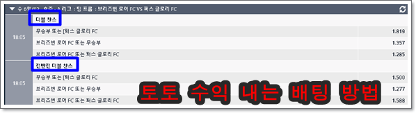 토토 수익 내는 배팅 방법
